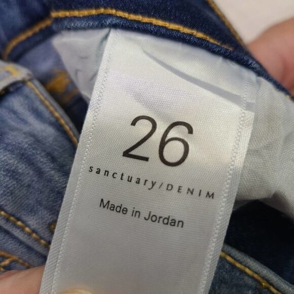 NWT Sanctuary Modern Standard High Waist Jeans Women’s Size 26 - Picture 9 of 11